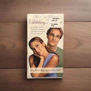 The Wedding Planner VHS 2001 Jennifer Lopez Matthew McConaughey Romantic Comedy